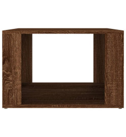 Table de chevet Chêne marron 57x55x36 cm Bois d'ingénierie