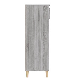 Armoire à chaussures Sonoma gris 40x36x105 cm Bois d'ingénierie