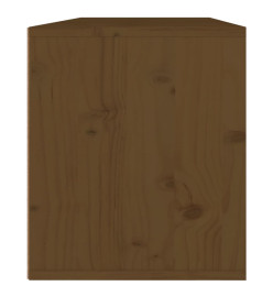 Armoires murales 2pcs Marron miel 45x30x35cm Bois de pin massif