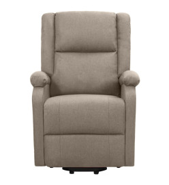 Fauteuil de massage Taupe Tissu