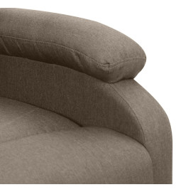 Fauteuil de massage Taupe Tissu