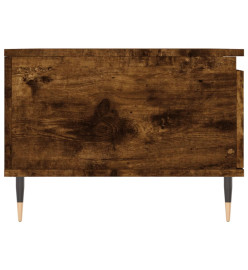 Table basse Chêne fumé 90x50x36,5 cm Bois d'ingénierie