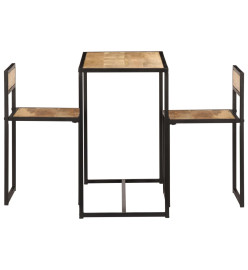 Ensemble de salle à dîner 3 pcs Bois de manguier solide