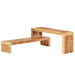 Meubles TV 2 pcs Bois d'acacia massif