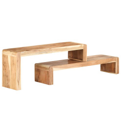 Meubles TV 2 pcs Bois d'acacia massif