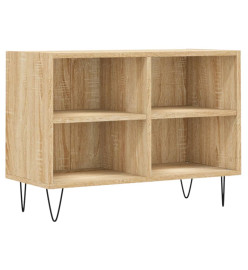 Meuble TV chêne sonoma 69,5 x 30 x 50 cm bois d'ingénierie