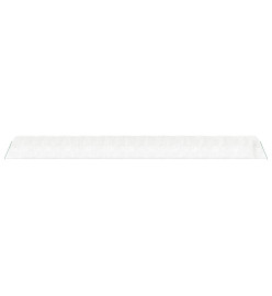 Serre avec cadre en acier blanc 120 m² 24x5x2,3 m