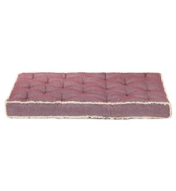 Coussin de canapé palette Rouge bordeaux 120x80x10 cm