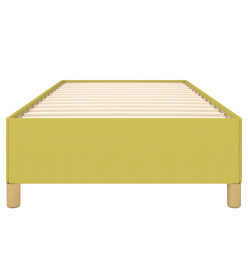 Cadre de lit Vert 80x200 cm Tissu