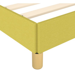 Cadre de lit Vert 80x200 cm Tissu