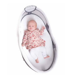 Bo Jungle Couffin pliable B-Baby avec veilleuse Gris