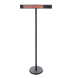 Sunred Chauffage sur pied Royal Diamond Dark 2500 W Noir