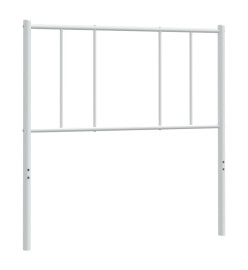 Tête de lit métal blanc 100 cm