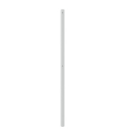 Tête de lit métal blanc 100 cm