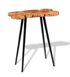 Table de bar Bois d'acacia massif 90 x 60 x 110 cm