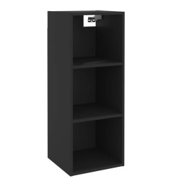 Armoire murale Noir 34,5x32,5x90 cm Bois d'ingénierie