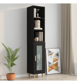 Armoire murale Noir 34,5x32,5x90 cm Bois d'ingénierie