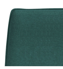 Banc Vert foncé 100x75x76 cm Tissu