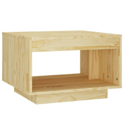 Table basse 50x50x33,5 cm bois de pin massif