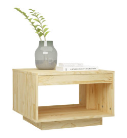 Table basse 50x50x33,5 cm bois de pin massif