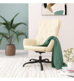 Fauteuil inclinable Crème Similicuir