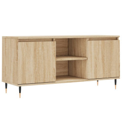 Meuble TV chêne sonoma 104x35x50 cm bois d'ingénierie