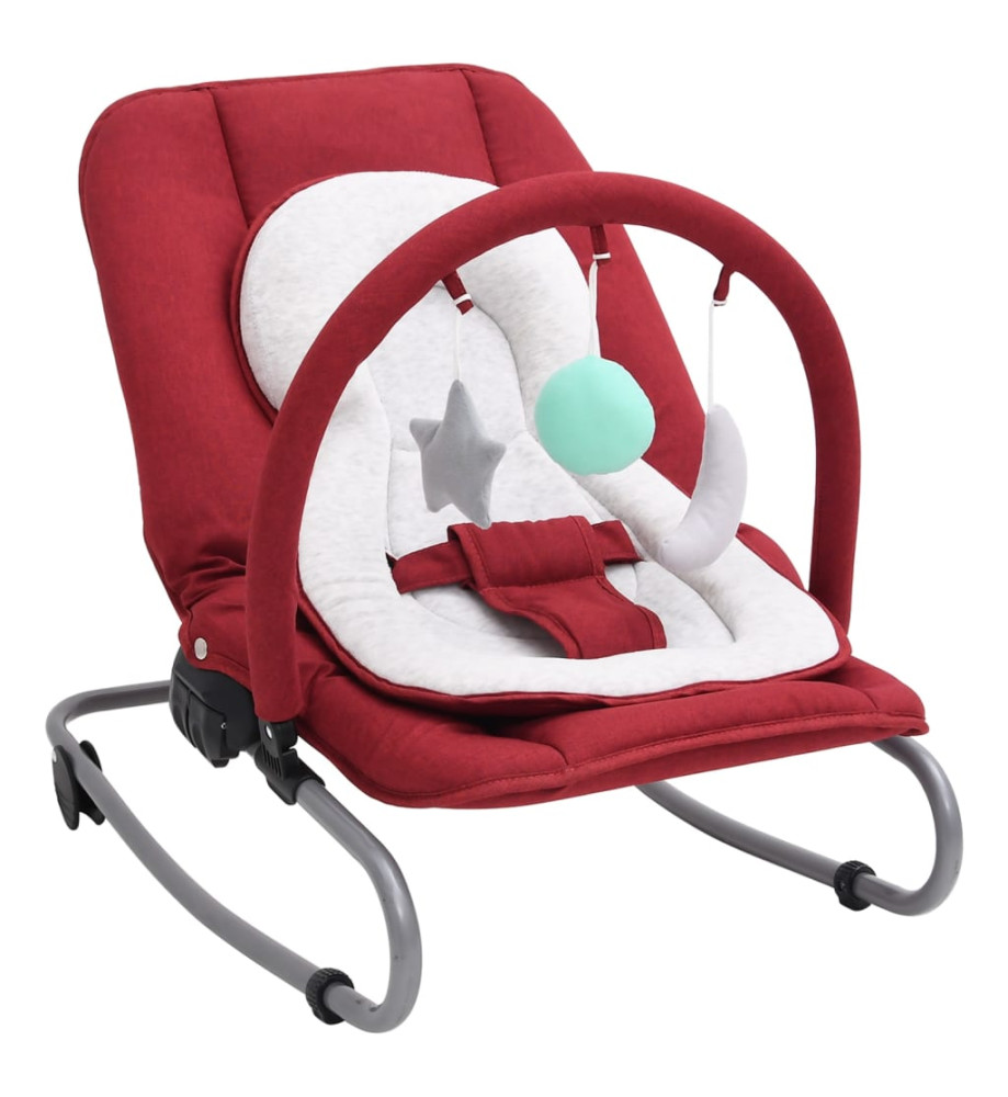 Transat pour bébé Rouge Acier