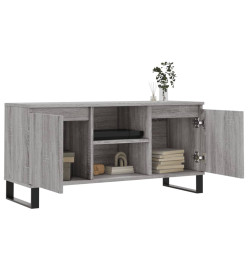 Meuble TV sonoma gris 104x35x50 cm bois d'ingénierie