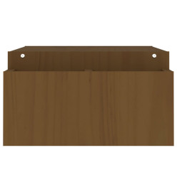 Support de moniteur Marron miel 100x27,5x15 cm Bois pin solide