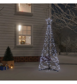 Arbre de Noël cône 200 LED Blanc froid 70x180 cm