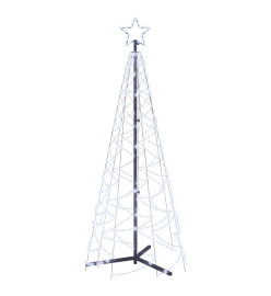 Arbre de Noël cône 200 LED Blanc froid 70x180 cm