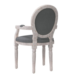 Chaise à manger gris foncé 54x56x96,5 cm tissu