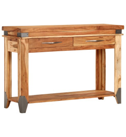 Table console 110x34x74 cm Bois d'acacia massif