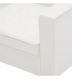 Fauteuil Blanc Similicuir