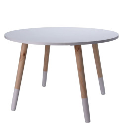 H&S Collection Table pour enfants 60x41 cm Blanc