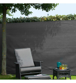 Nature Brise-vue de jardin PE 1,2 x 5 m Anthracite