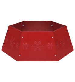 Jupe de sapin de Noël Rouge Ø68x25 cm