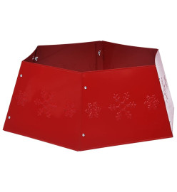 Jupe de sapin de Noël Rouge Ø68x25 cm