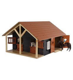 Kids Globe Écuries de ferme avec 2 box et 1 atelier 1:24 610167