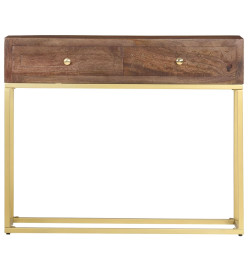 Table console 90 x 30 x 75 cm Bois de manguier massif