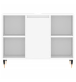 Ensemble de meubles salle de bain 3 pcs blanc bois d'ingénierie