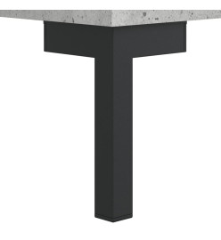 Buffet haut Gris béton 69,5x34x180 cm Bois d'ingénierie