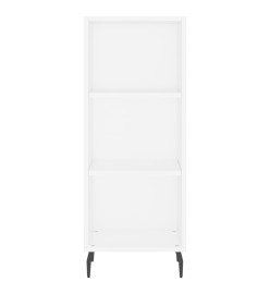 Buffet haut Blanc 34,5x32,5x180 cm Bois d'ingénierie