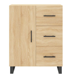 Buffet haut Chêne sonoma 69,5x34x180 cm Bois d'ingénierie