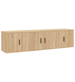 Ensemble de meubles TV 3 pcs Chêne sonoma Bois d'ingénierie