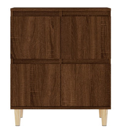 Buffets 3 pcs chêne marron 60x35x70 cm bois d'ingénierie