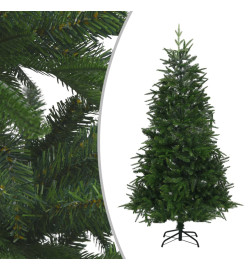 Arbre de Noël artificiel avec LED et boules vert 240 cm PVC PE