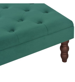 Tabouret Vert foncé 60x60x36 cm Velours