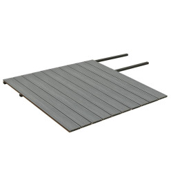 Panneaux de terrasse et accessoires WPC Marron/gris 20 m² 2,2 m