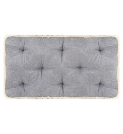 Coussin de canapé palette Anthracite 73x40x7 cm